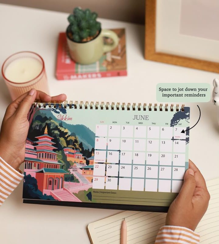 Trendy 2026 desk calendars to keep your living room space perfectly organized